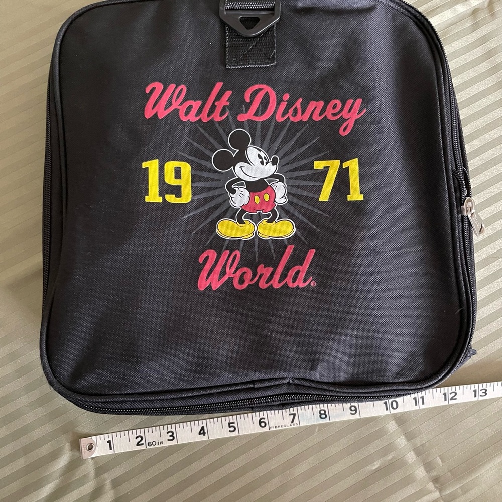 Disney Black and Yellow Mickey Mouse Duffle Bag